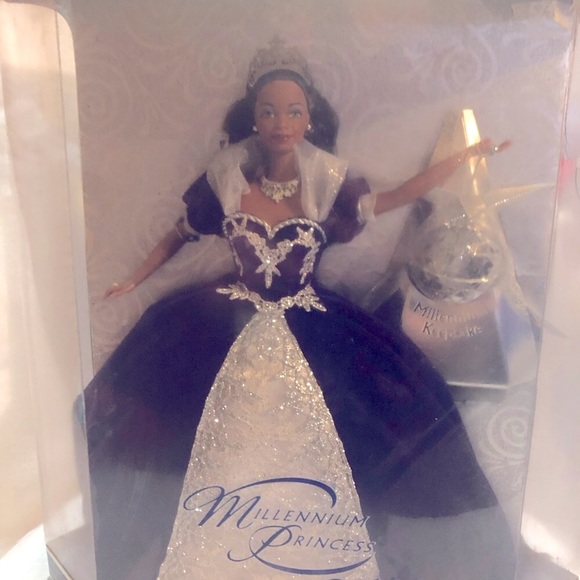 Millennium Barbie Princess Doll with Purple and Silver Gown - Picture 3 of 7